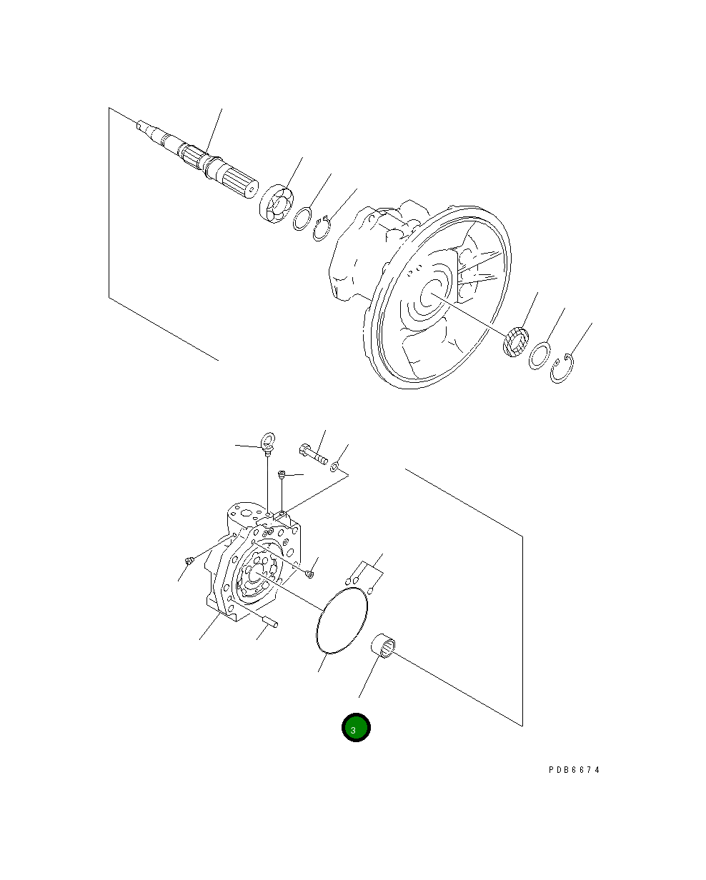 Подшипник 708-2L-22260 Komatsu