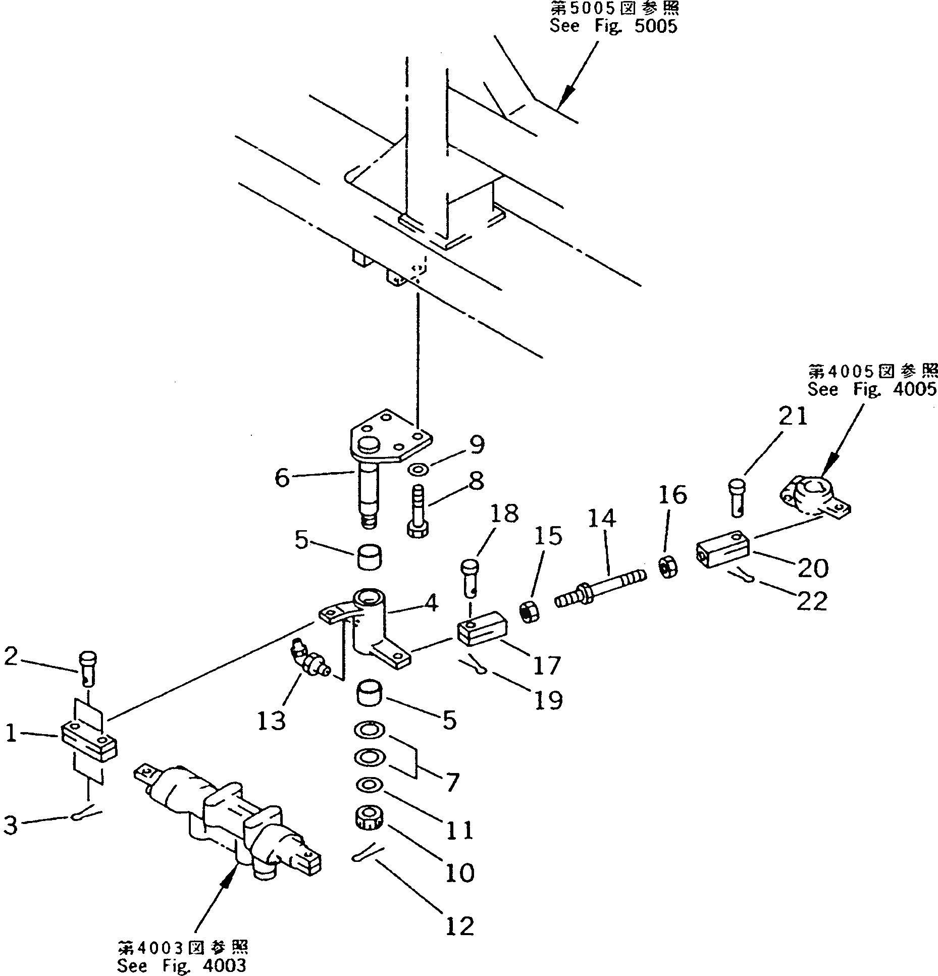 Рычаг 198-43-44450 Komatsu