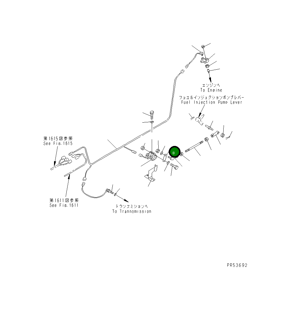 Рычаг 234-843-1740 Komatsu