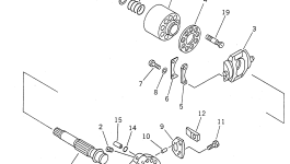 Крышка 708-45-19990  Komatsu
