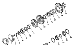 Шестерня 144-14-16211 Komatsu