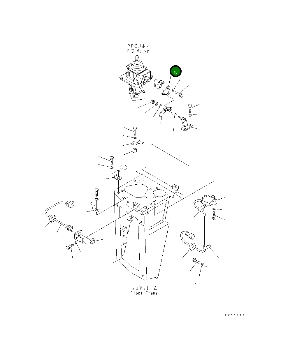 Рычаг 11Y-06-11830 Komatsu