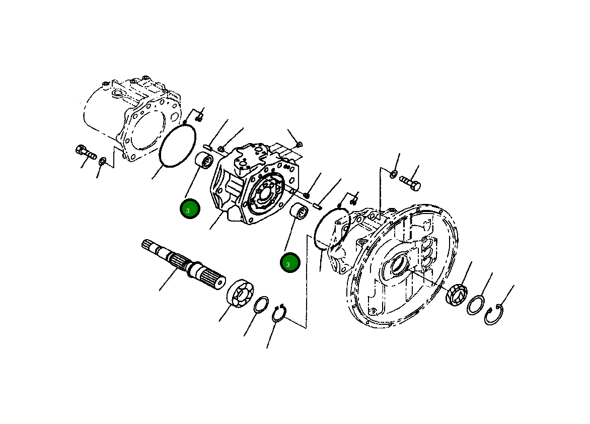 Подшипник 708-1H-12262 Komatsu