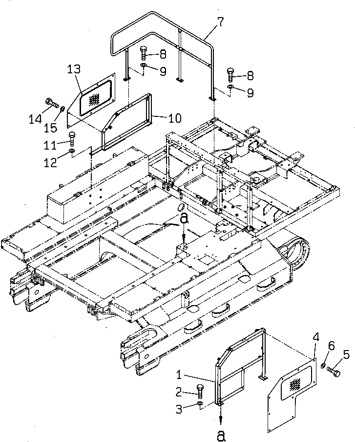 Крышка 8229-54-1160  Komatsu