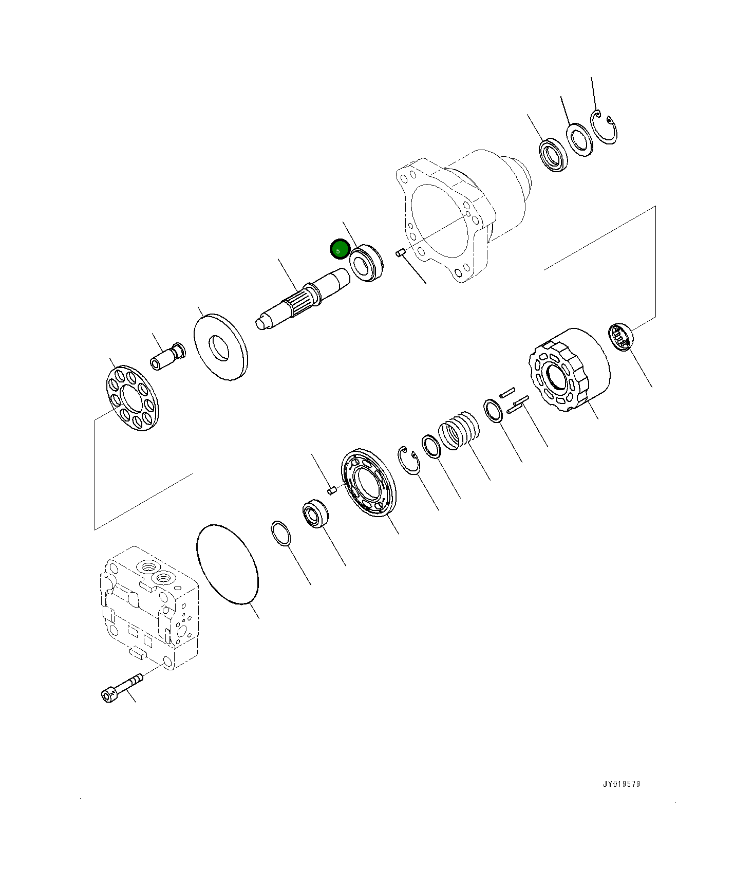 Подшипник 708-7W-12120 Komatsu