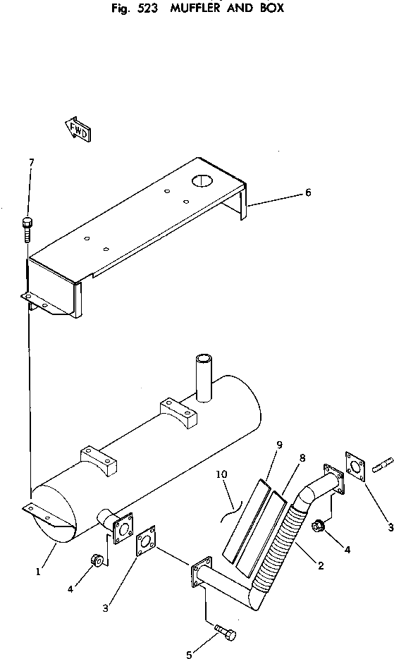 Крышка M711015343100  Komatsu