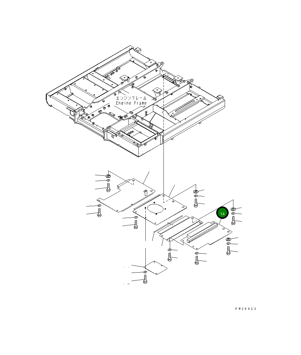 Крышка 8298-54-1811 Komatsu