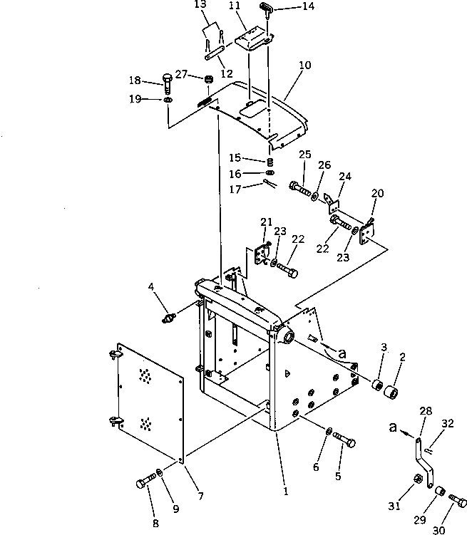 Крышка 144-B60-1320 Komatsu