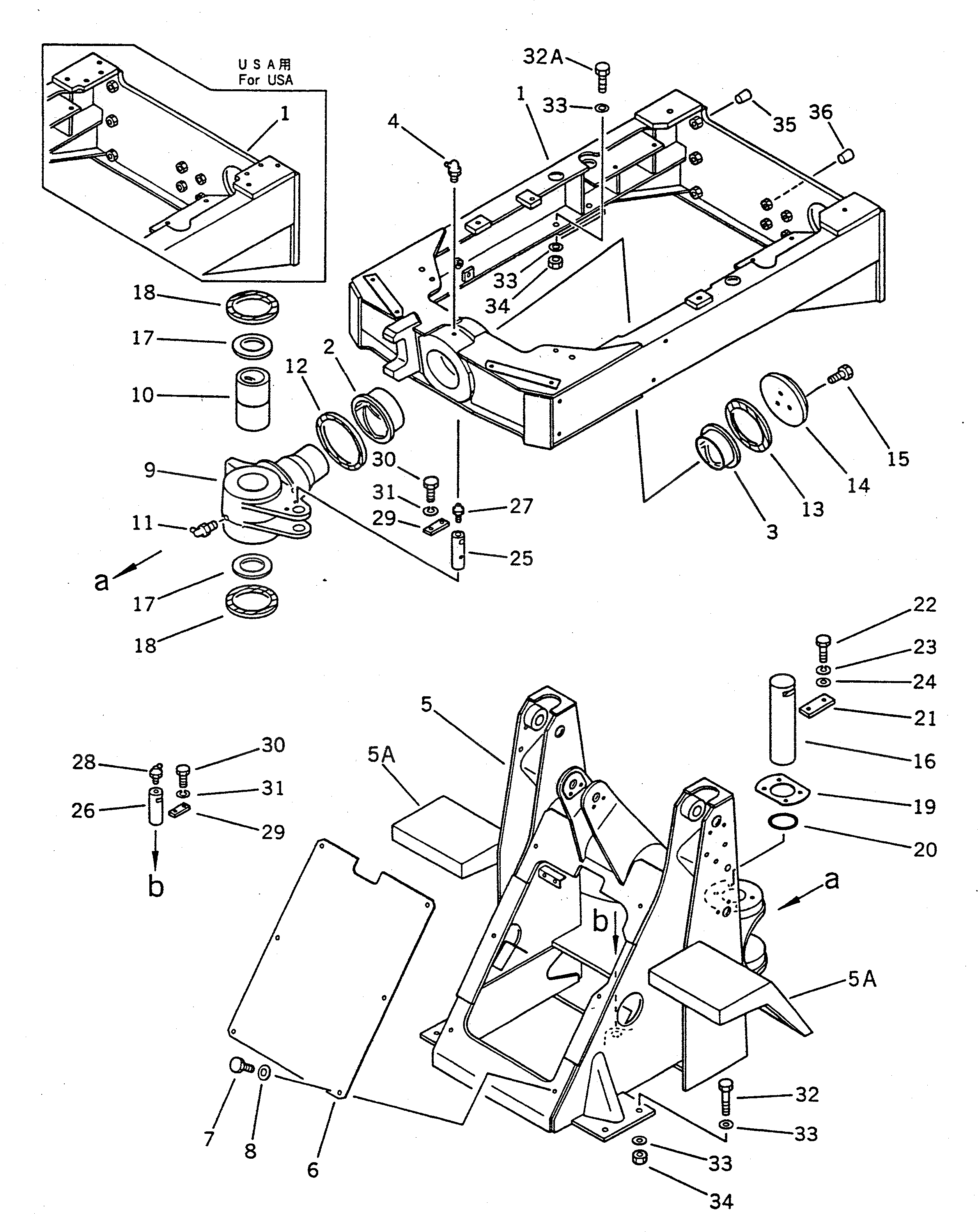 Крышка 361-54-11110 Komatsu