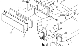Лист 207-54-51540 Komatsu