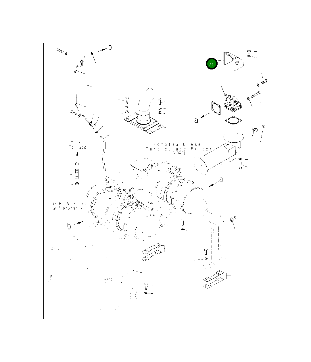 Крышка 421-02-61761  Komatsu