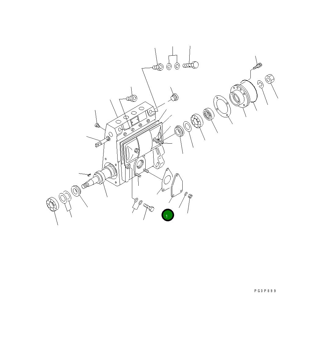 Крышка YMX1310400200 Komatsu
