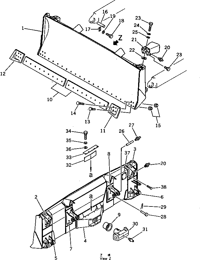 Крышка 144-917-1162 Komatsu