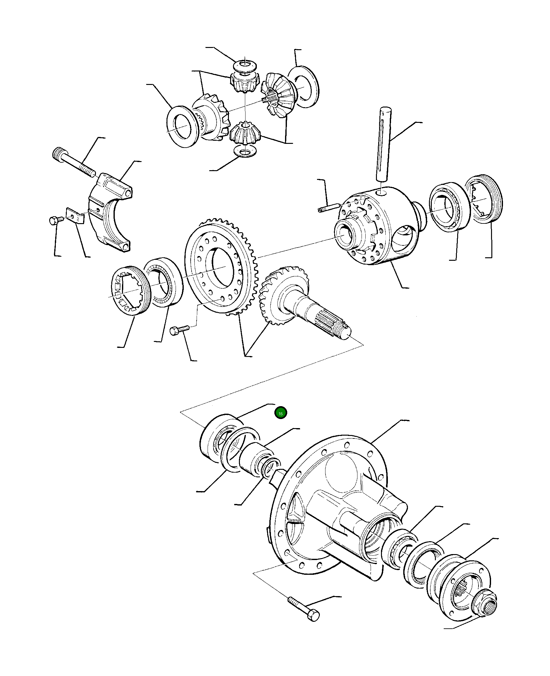 Подшипник MIB070753 Komatsu