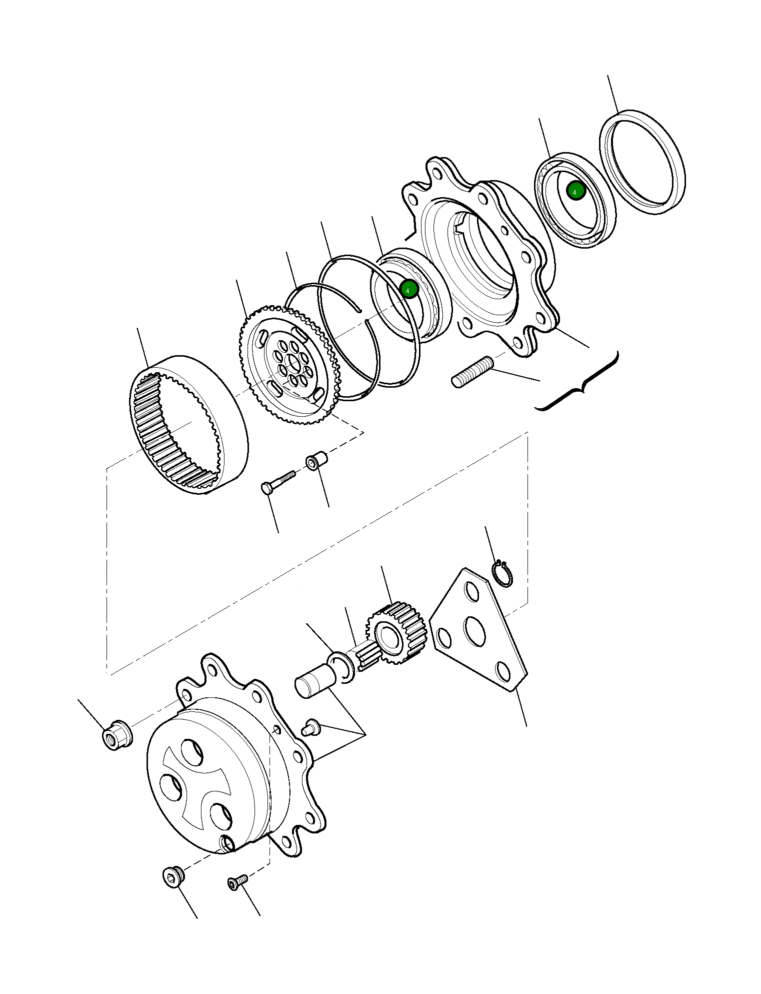 Подшипник CA0118378 Komatsu