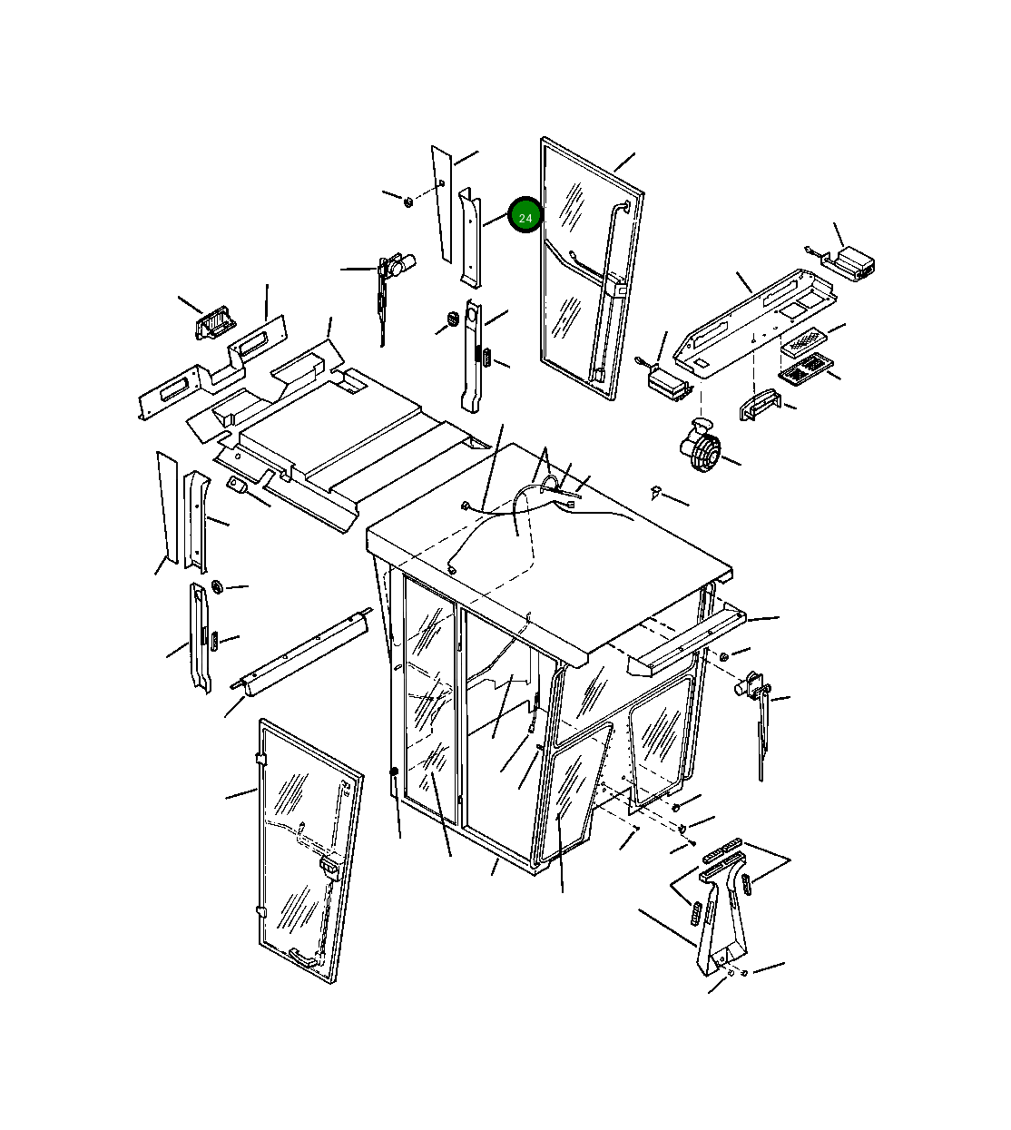 Крышка, LH 1439 098 H1 Komatsu