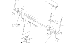 Рычаг 258-30-55210 Komatsu