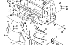 Уплотнение YM172519-65570 Komatsu