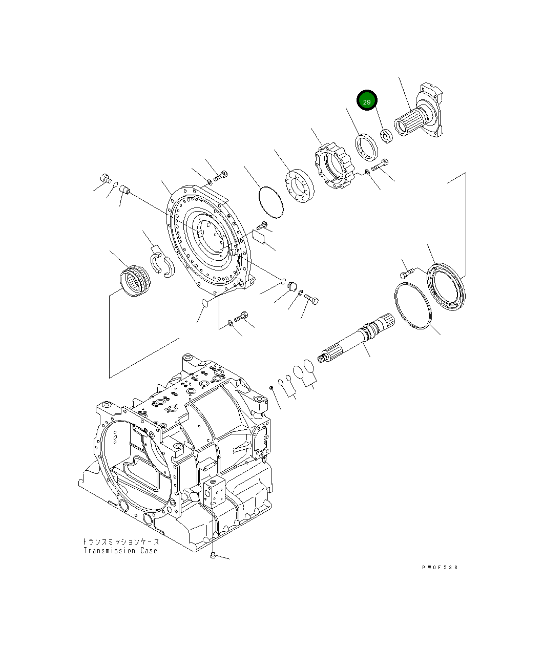 Подшипник 569-15-39660 Komatsu