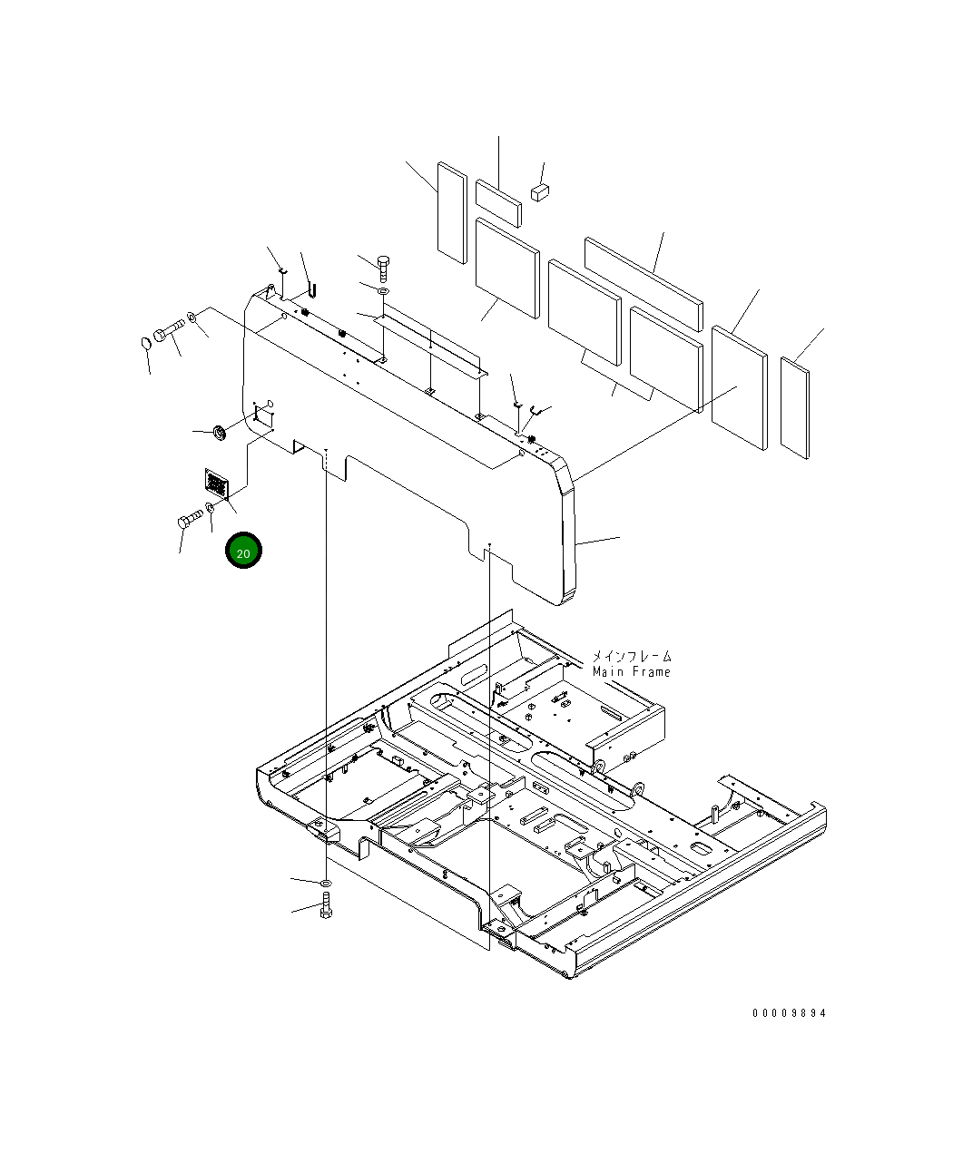 Крышка 8240-54-2330  Komatsu