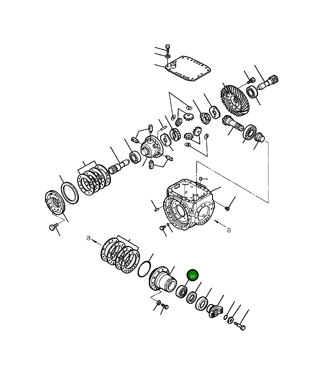Подшипник 418-22-11820 Komatsu