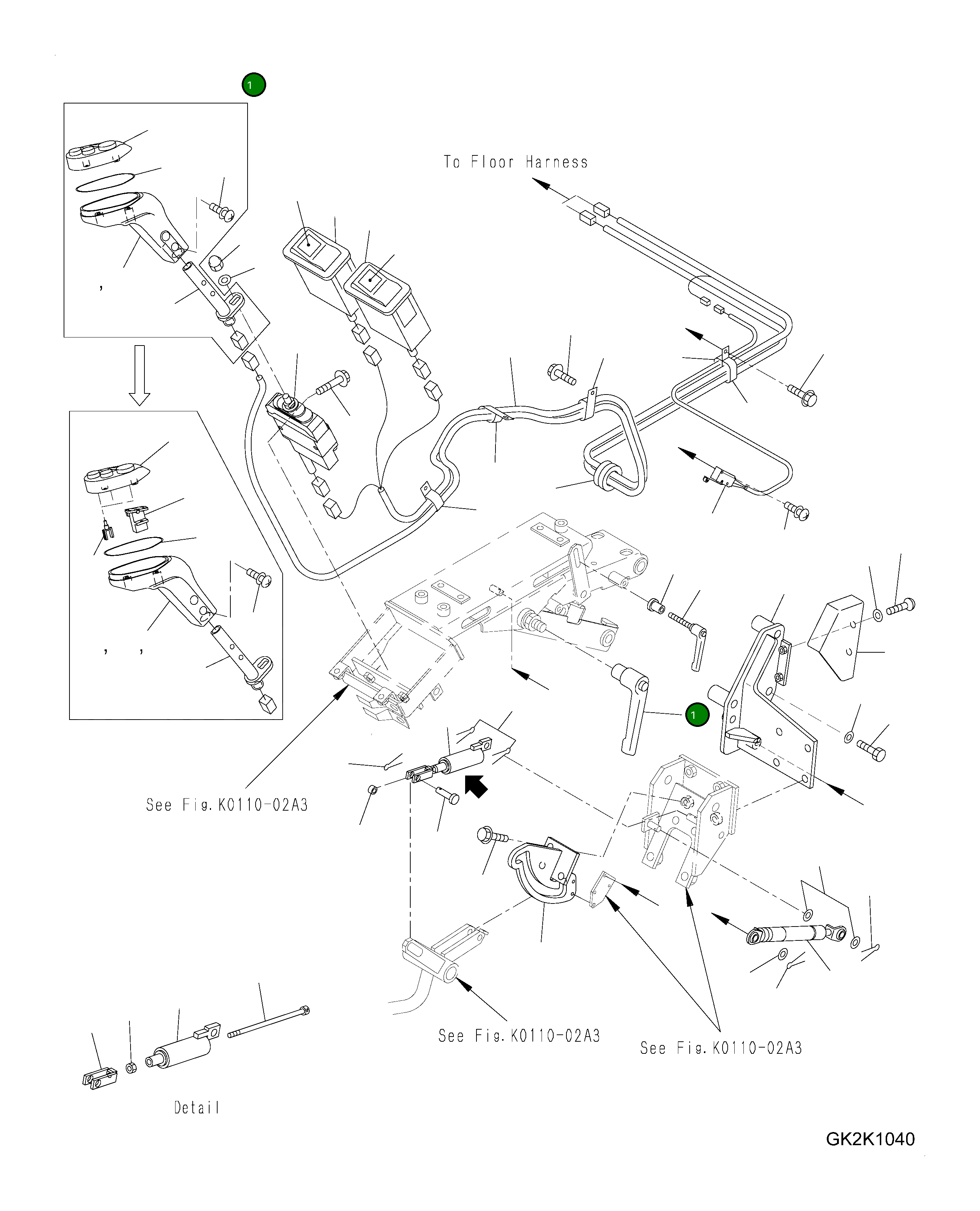 Рычаг 421-S33-3640 Komatsu
