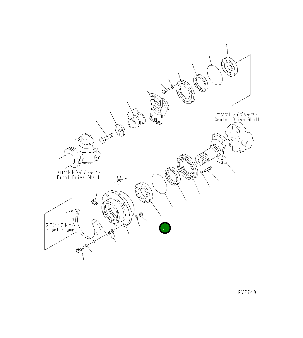 Подшипник 427-20-15710 Komatsu