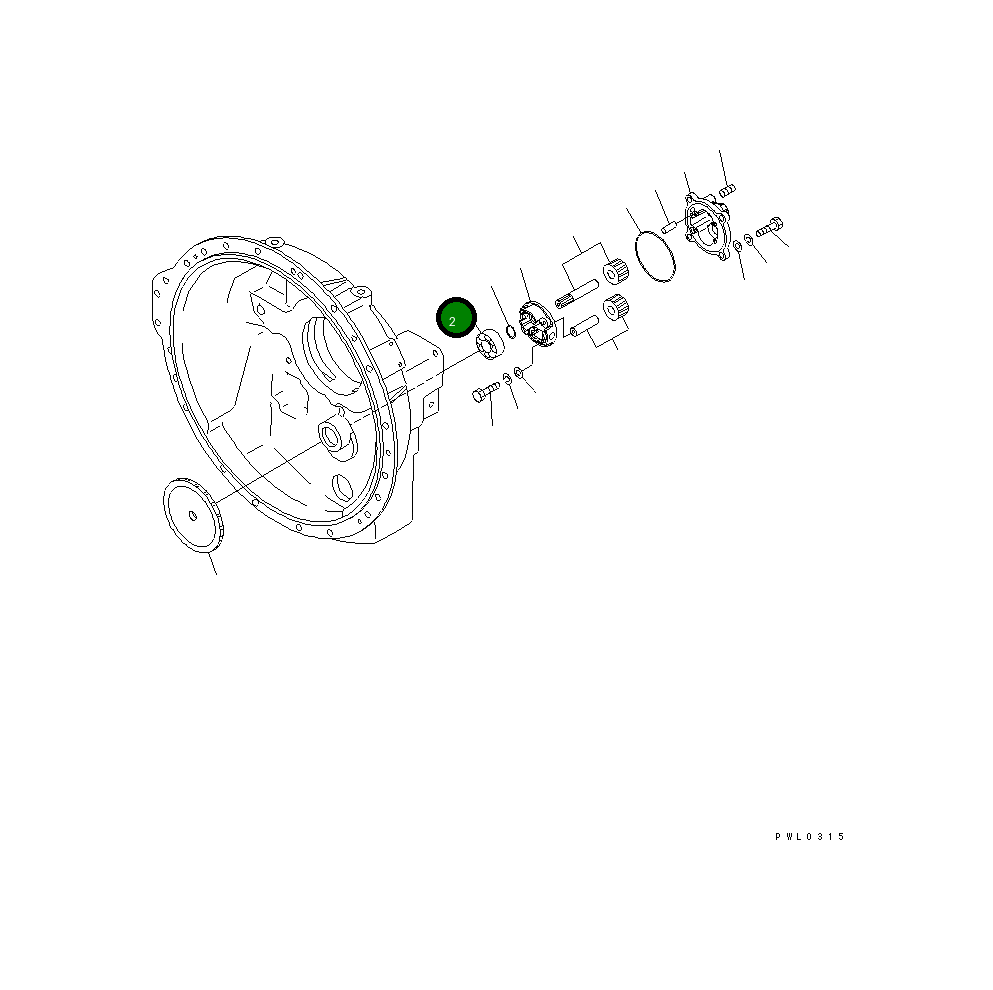 Подшипник 19M-13-23370 Komatsu