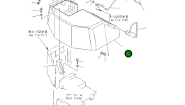 Крышка 26A-54-14610 Komatsu