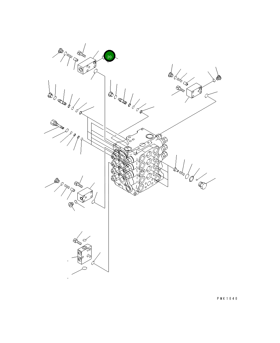 Крышка TM3503-238 Komatsu