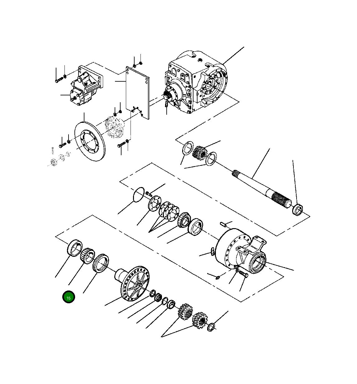 Подшипник 1286 764 H91 Komatsu
