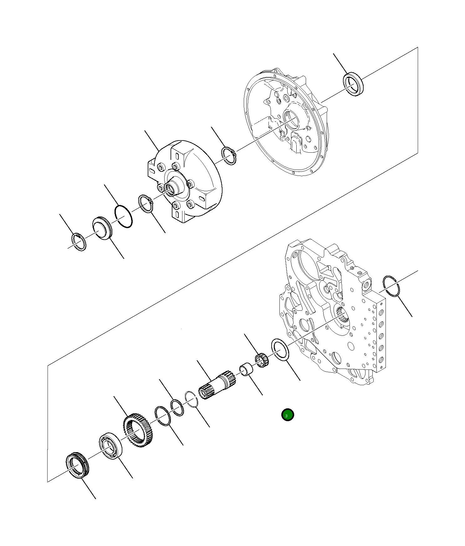 Подшипник CK0239719 Komatsu