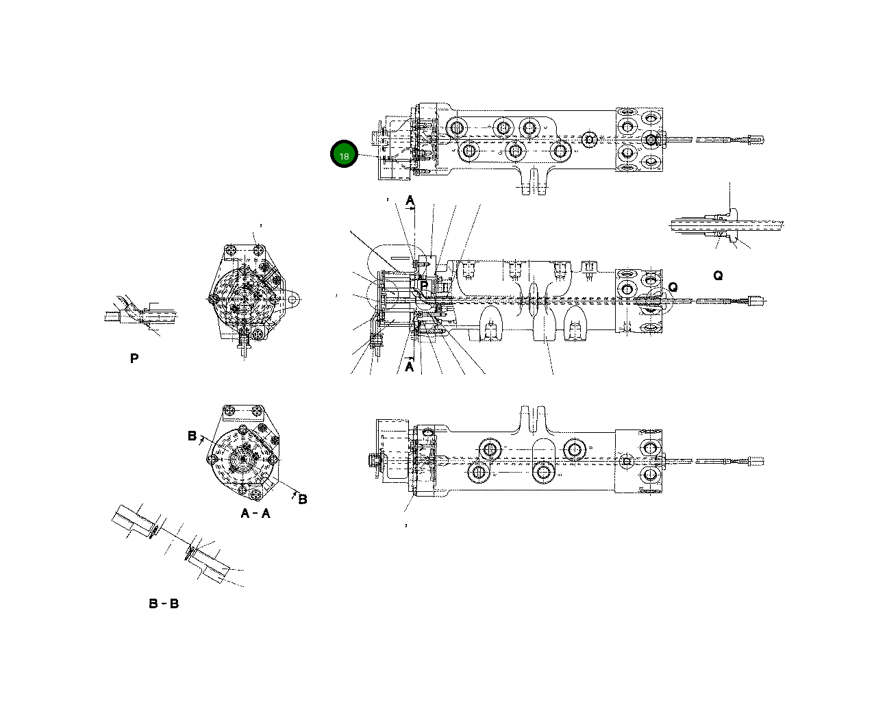 Крышка 22B-914-9510  Komatsu