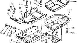 Сиденье 144-54-13380 Komatsu