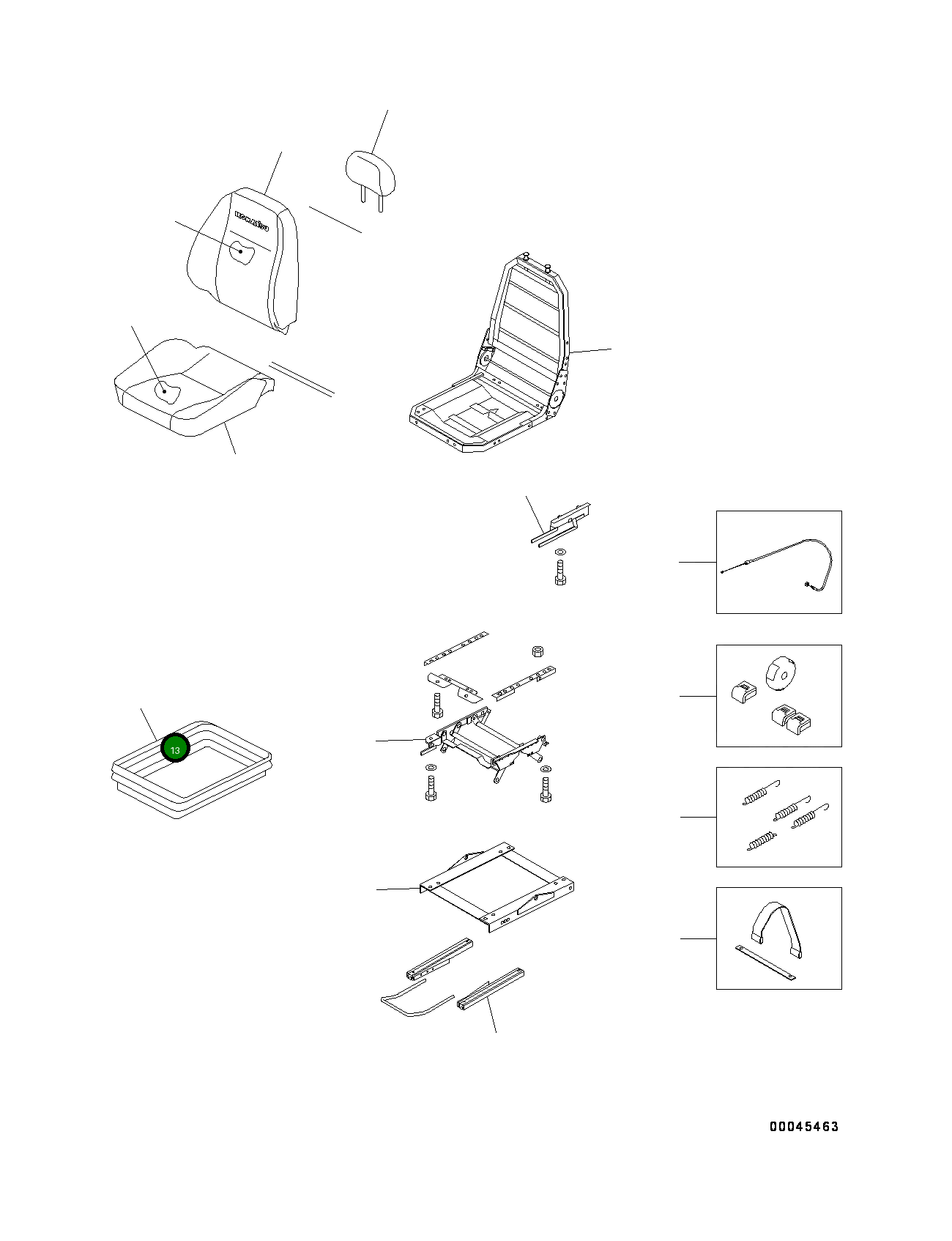 Крышка KIT AS195379 Komatsu