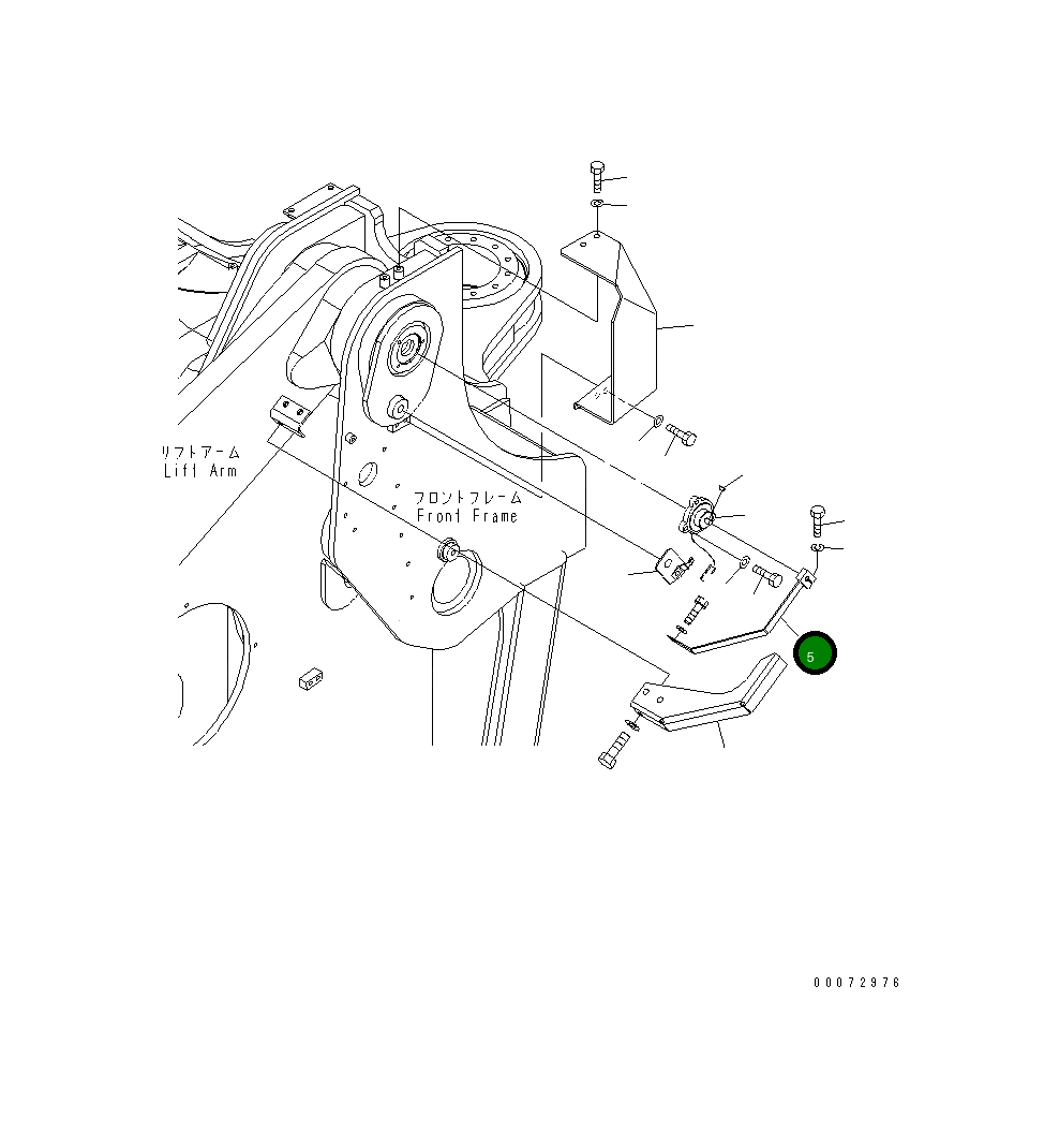 Рычаг 426-43-39312 Komatsu
