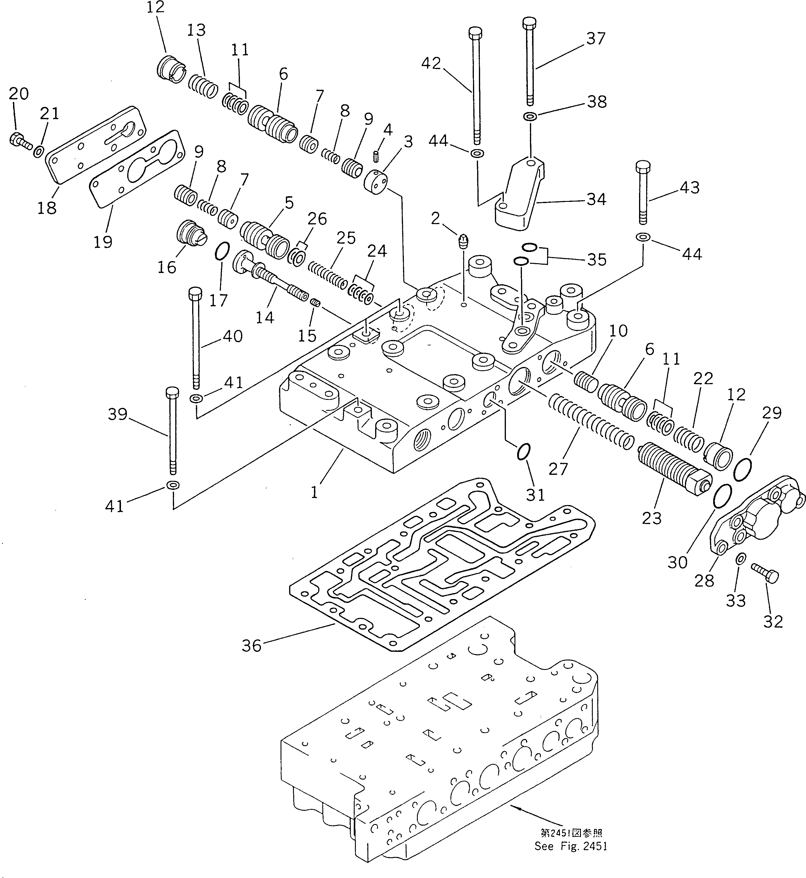 Крышка 235-15-15850  Komatsu
