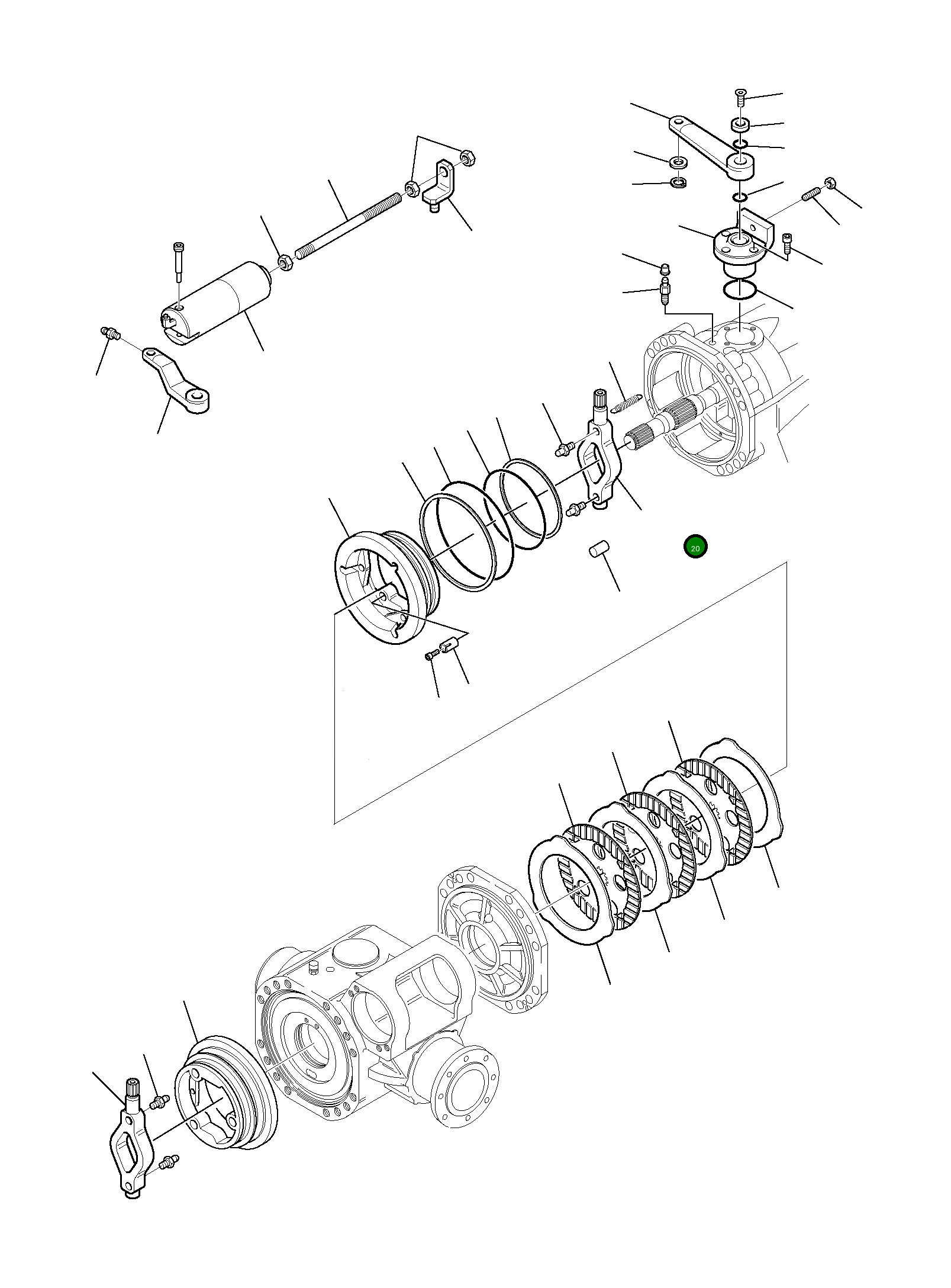 Рычаг 226-22-12090 Komatsu