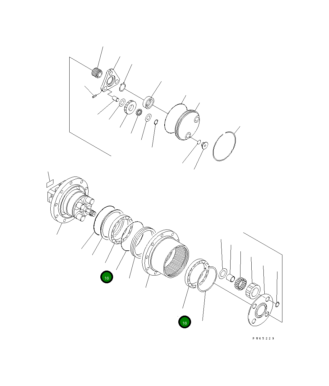 Подшипник FU90BVV11S2G Komatsu