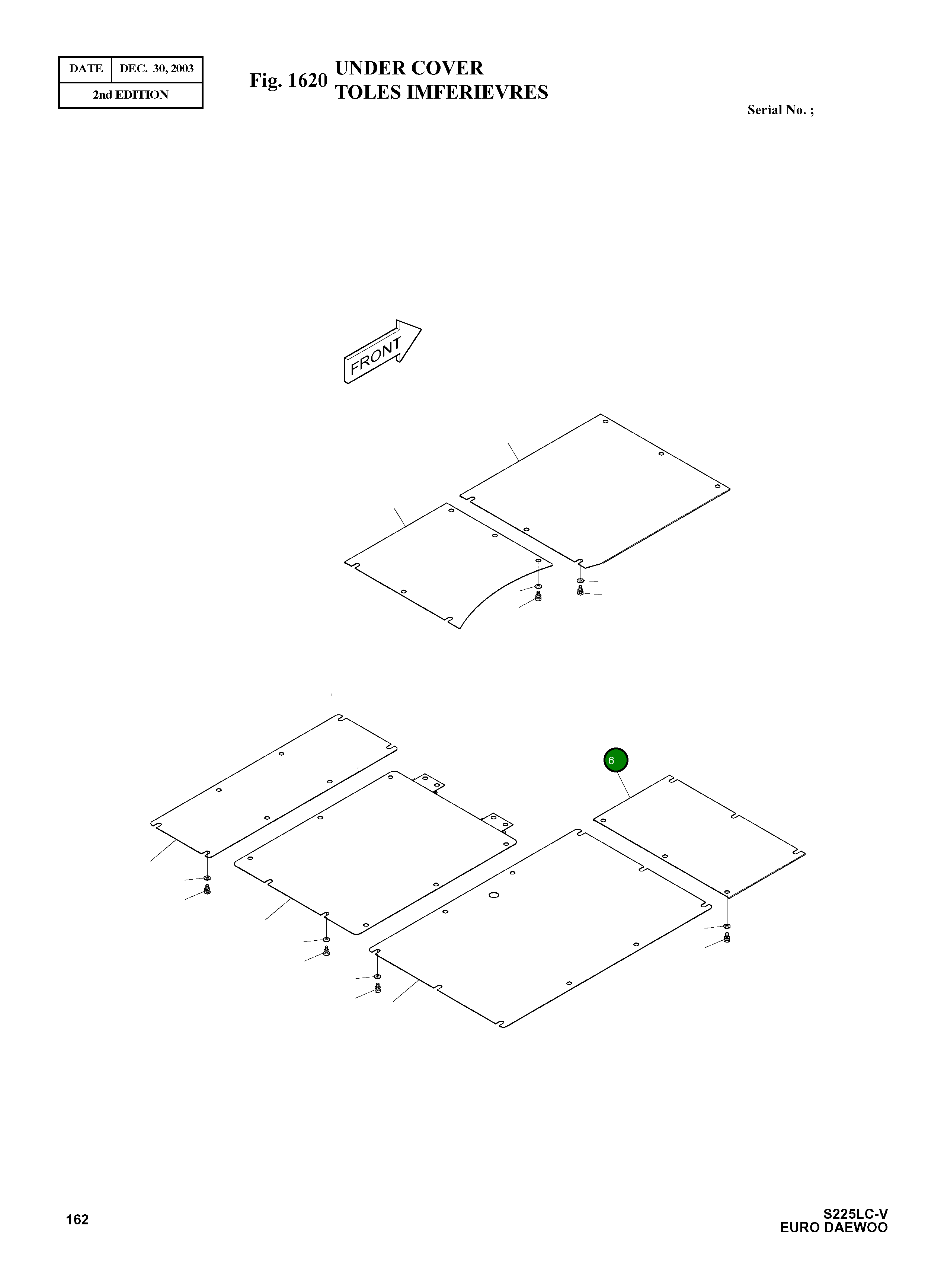 Крышка 621-01888B  Komatsu