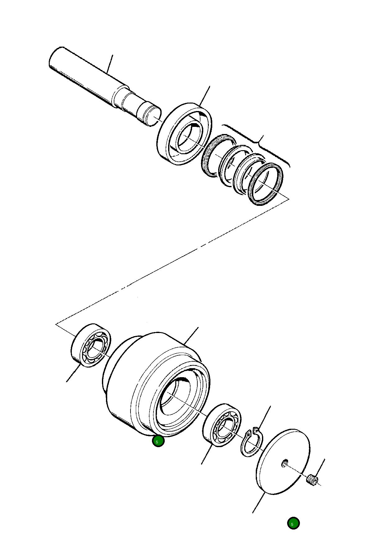 Подшипник 21D-09-88420  Komatsu