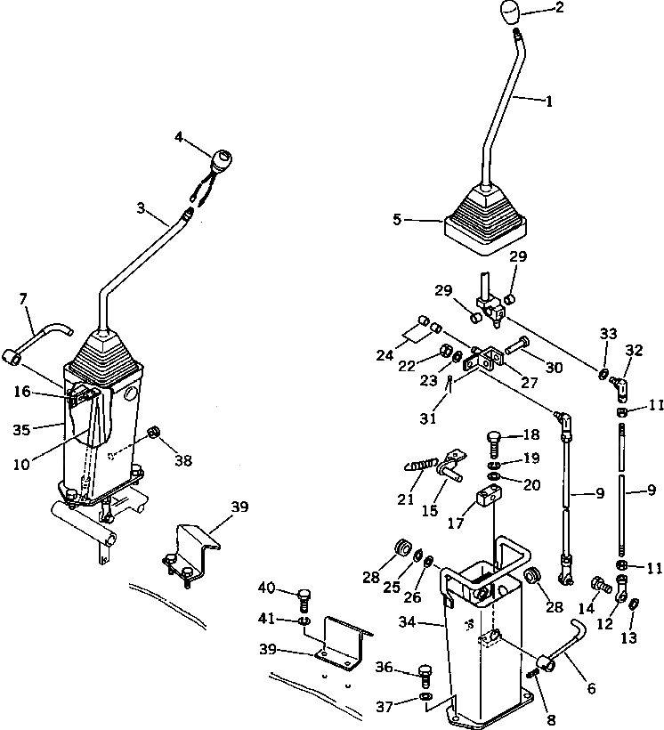 Рычаг 205-43-43610 Komatsu