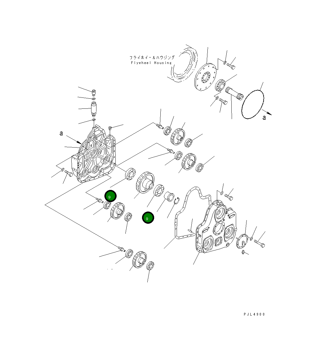 Подшипник 209-38-51660 Komatsu