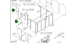 Крышка 21T-54-64232 Komatsu