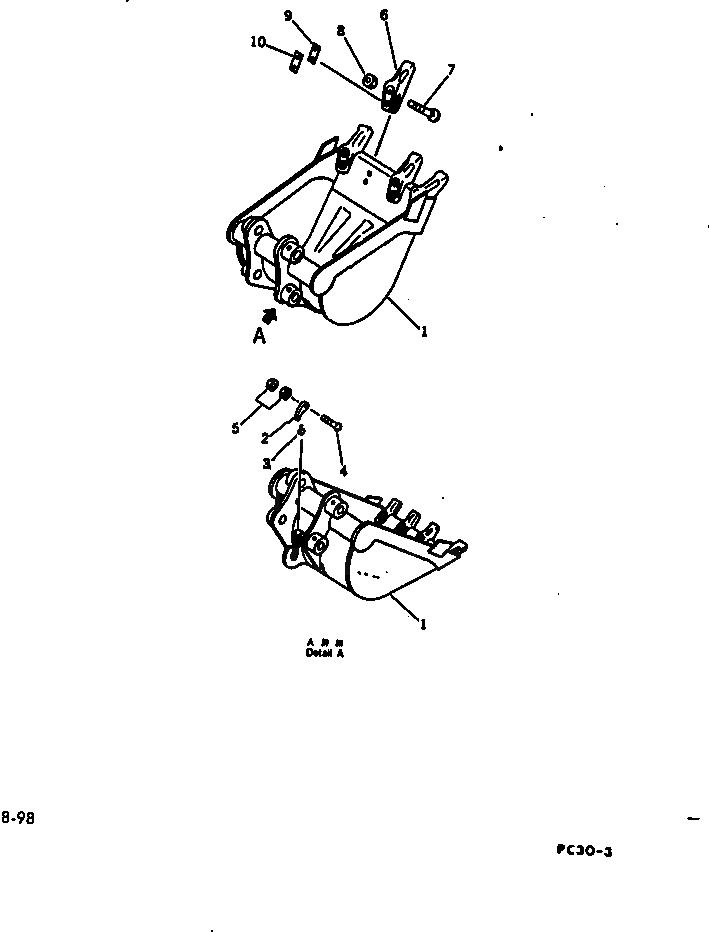 Рычаг 20S-70-12120  Komatsu