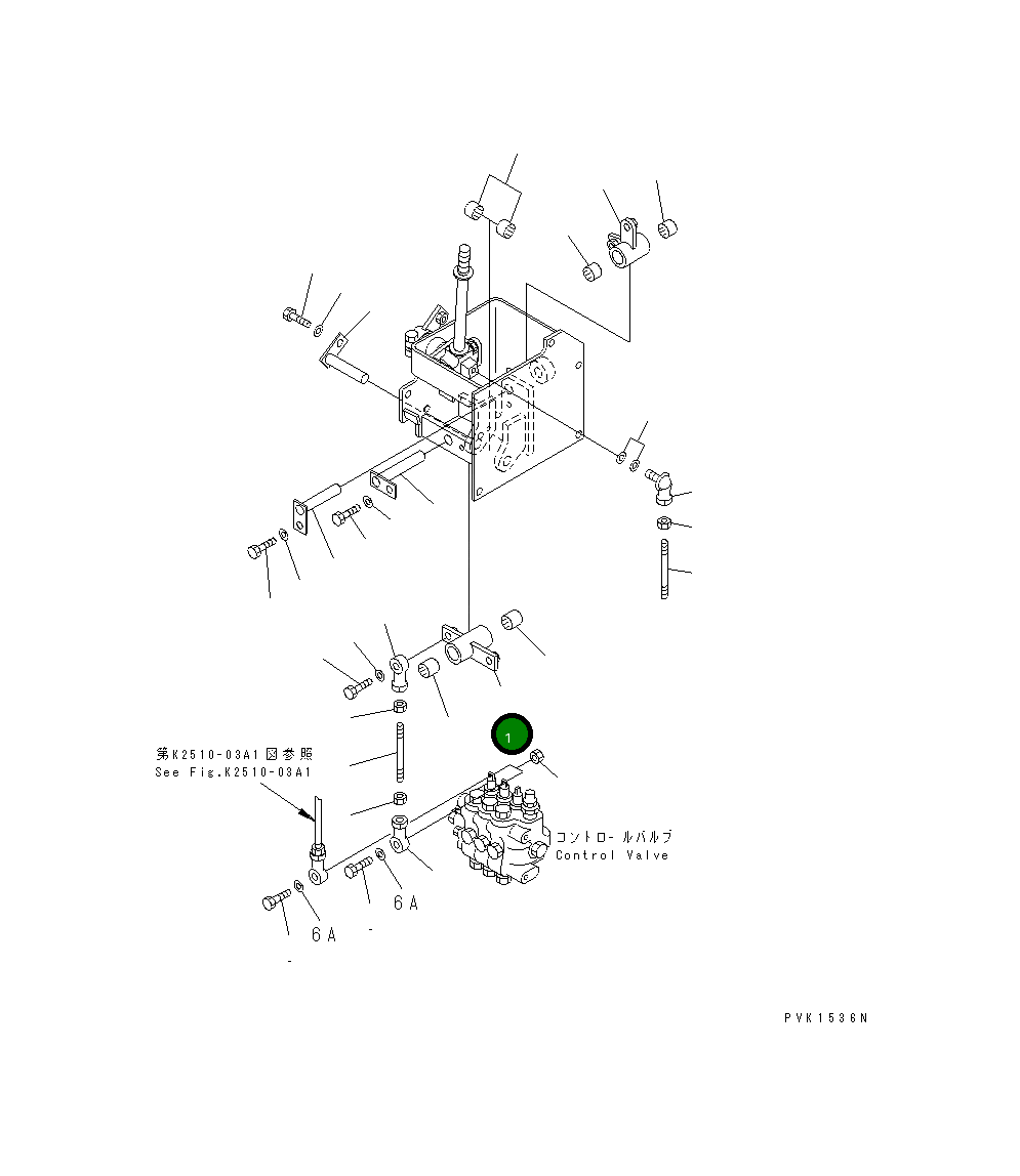 Рычаг 114-43-51191 Komatsu