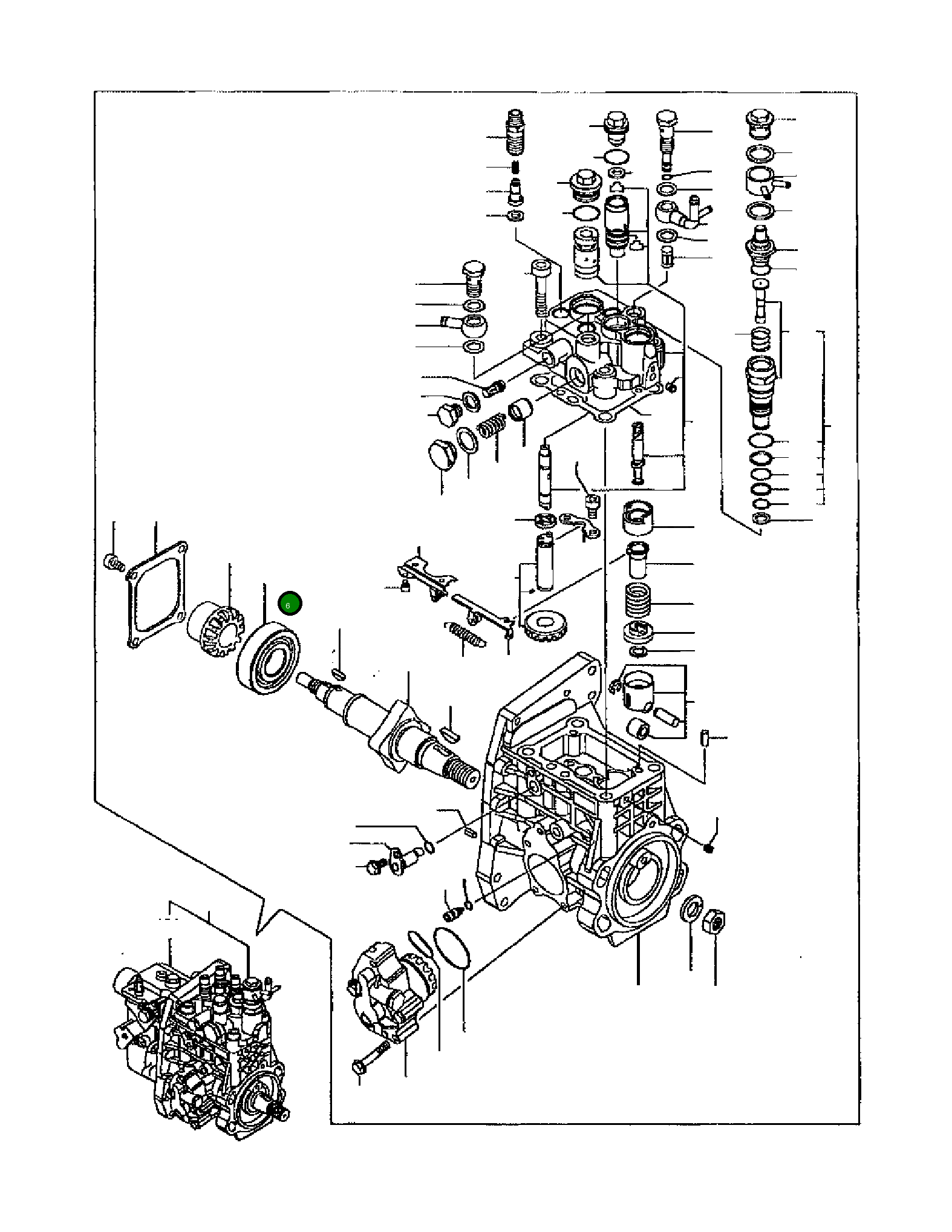 Подшипник YM158560-51060 Komatsu