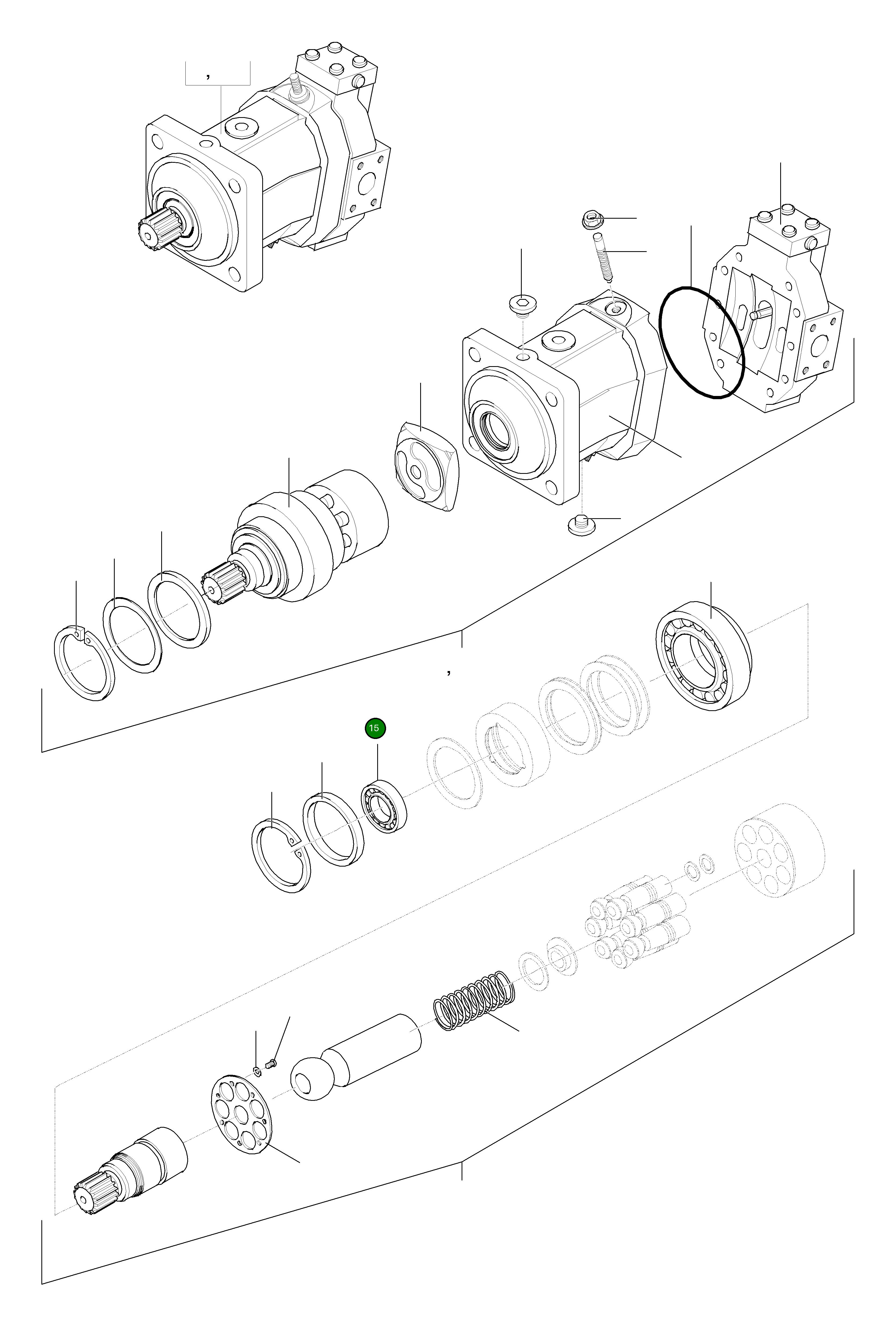 Подшипник 42U-17-H0P69 Komatsu