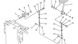 Вилка 21A-43-11720 Komatsu