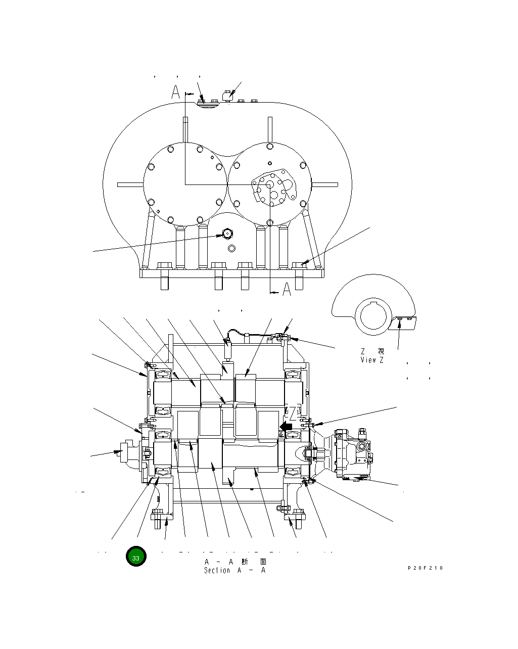 Подшипник 417-J90-5180 Komatsu